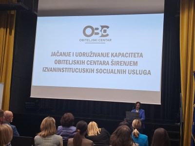 Održana završna konferencija projekta „Jačanje i udruživanje kapaciteta obiteljskih centara širenjem izvaninstitucijskih socijalnih usluga“