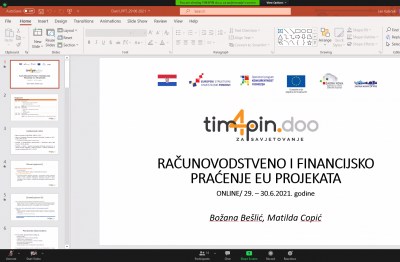 Za djelatnike Agencije ZADRA NOVA održana radionica &quot;Računovodstveno i financijsko praćenje EU projekata&quot;