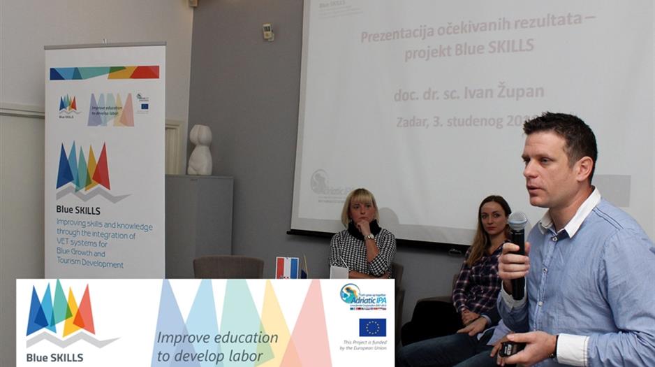 Predstavljanje projekta ˝Blue SKILLS˝ u Gradskoj knjižnici, 3. studenog 2016. godine